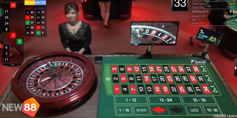 Roulette trực tuyến tại nhà cái New88