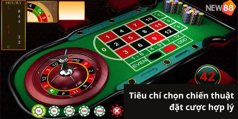 Nên lựa chọn chiến thuật nào để áp dụng khi chơi Roulette