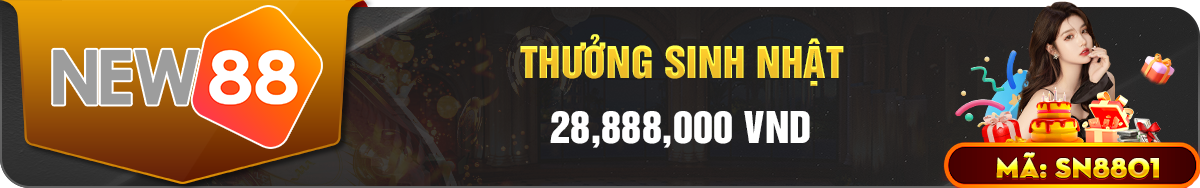 Thưởng sinh nhật thành viên New88